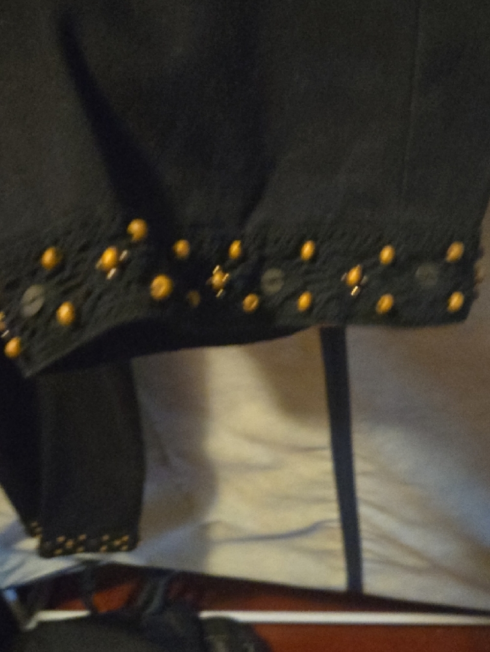 Ruby Rd. Black Jacket Pants Set with Orange Details. Includes Orange Chicos Top! - Picture 5 of 10